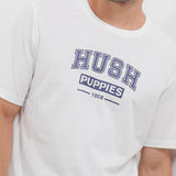 Hush Puppies Pakaian Pria T Shirt Paddington In White