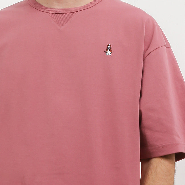 Hush Puppies Pakaian Pria T Shirt Seven In Pink