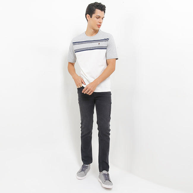 Hush Puppies Pakaian Pria T Shirt Delaware In White