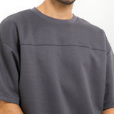 Hush Puppies Pakaian Pria T Shirt Tr Arriva Ts In Gray