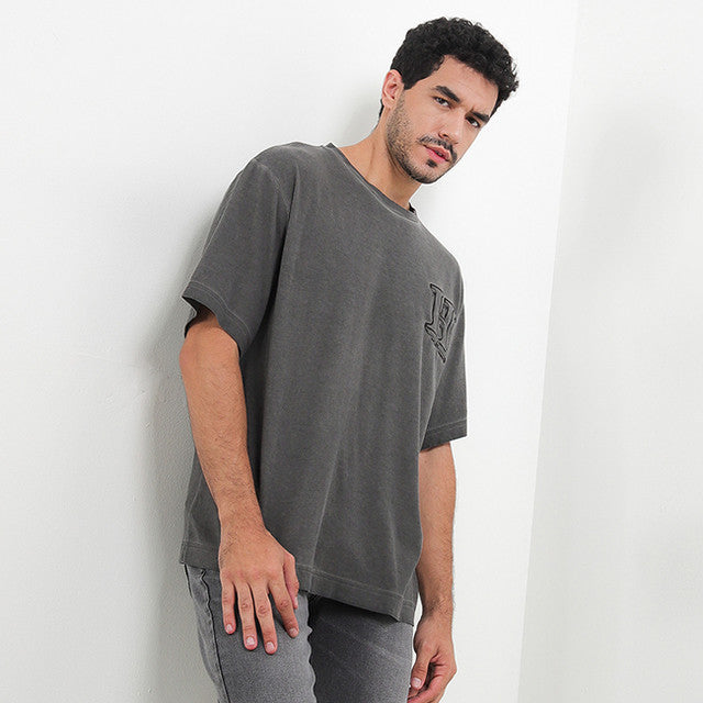 Hush Puppies Pakaian Pria T Shirt Platt In Black