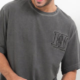 Hush Puppies Pakaian Pria T Shirt Platt In Black