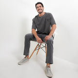 Hush Puppies Pakaian Pria T Shirt Platt In Black