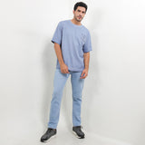 Hush Puppies Pakaian Pria T Shirt Platt In Blue