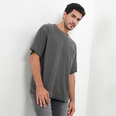 Hush Puppies Pakaian Pria T Shirt Platt In Black