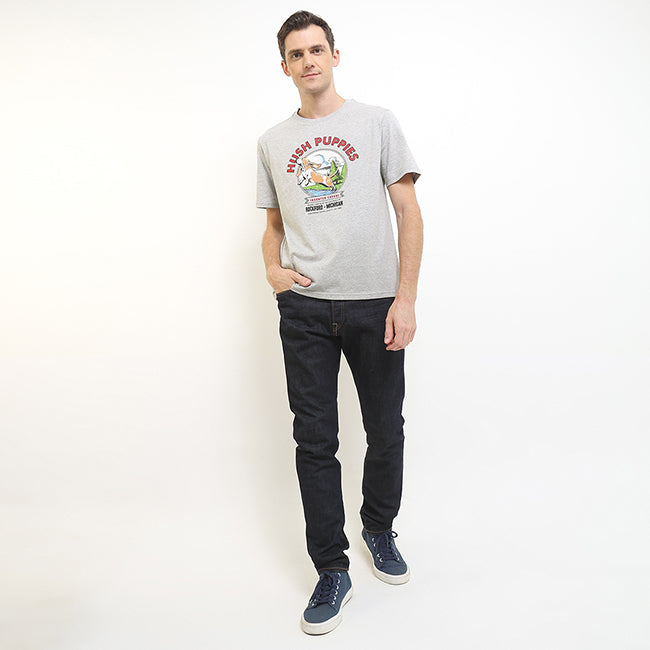 Hush Puppies Men Tops Forest In Grey
