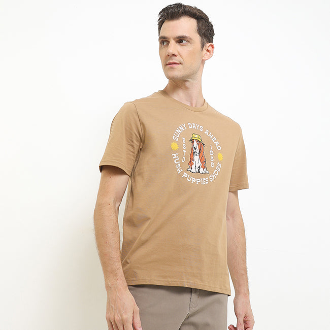 Hush Puppies Men Tops Jukebox In Khaki