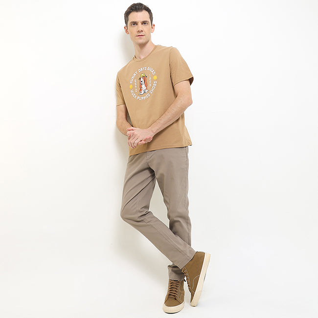Hush Puppies Men Tops Jukebox In Khaki