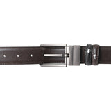 Obermain Men Belt Faris Pin Clip Reversible In Black/Brown