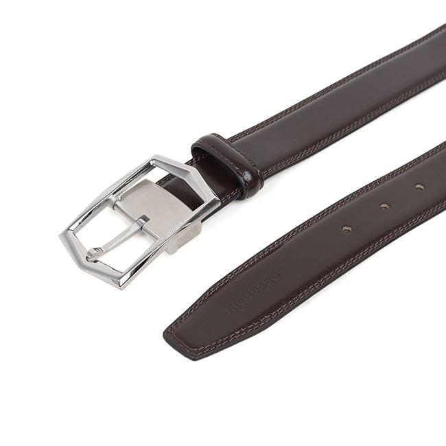 Obermain Men Belt Hanan Pin Clip In Brown