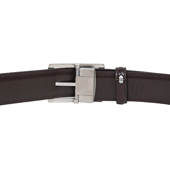 Obermain Men Belt Hanan Pin Clip In Brown