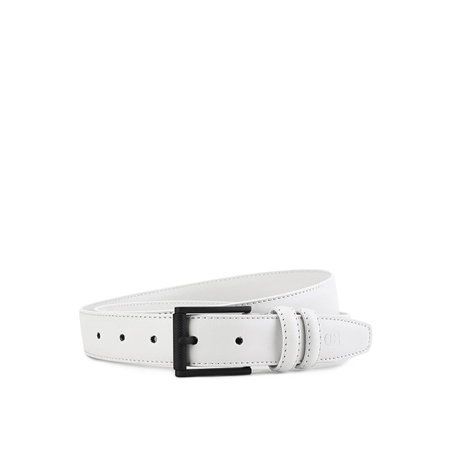 Valley Ladies Leather Pin In White
