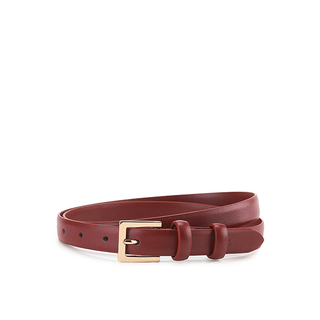 Obermain Aksesoris Wanita Pin Clip Charity Ladies Belt In Maroon