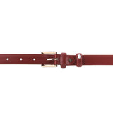 Charity Ladies Belt In Maroon