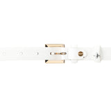 Charity Ladies Belt In White