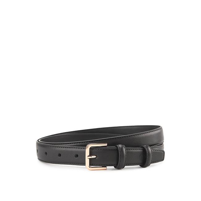 Obermain Aksesoris Wanita Pin Clip Coral Ladies Belt In Black