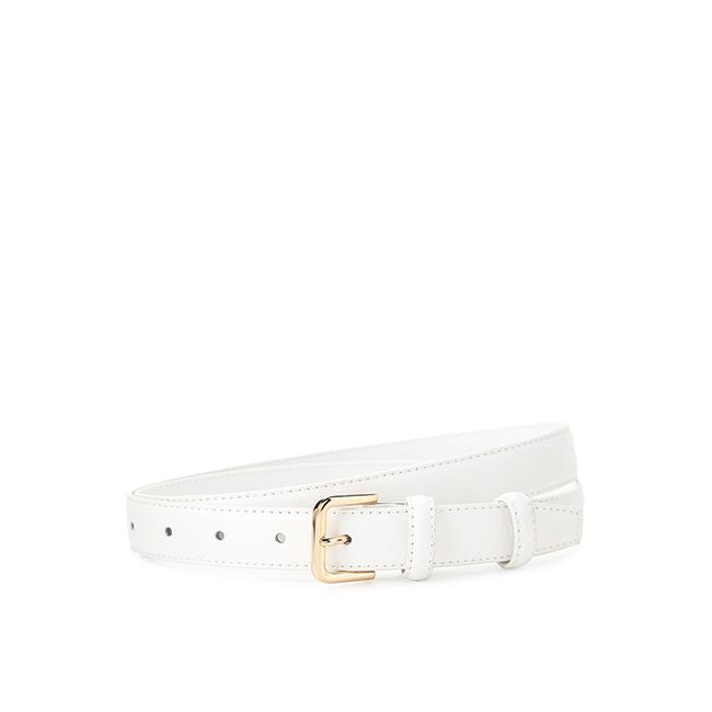 Obermain Aksesoris Wanita Pin Clip Coral Ladies Belt In White