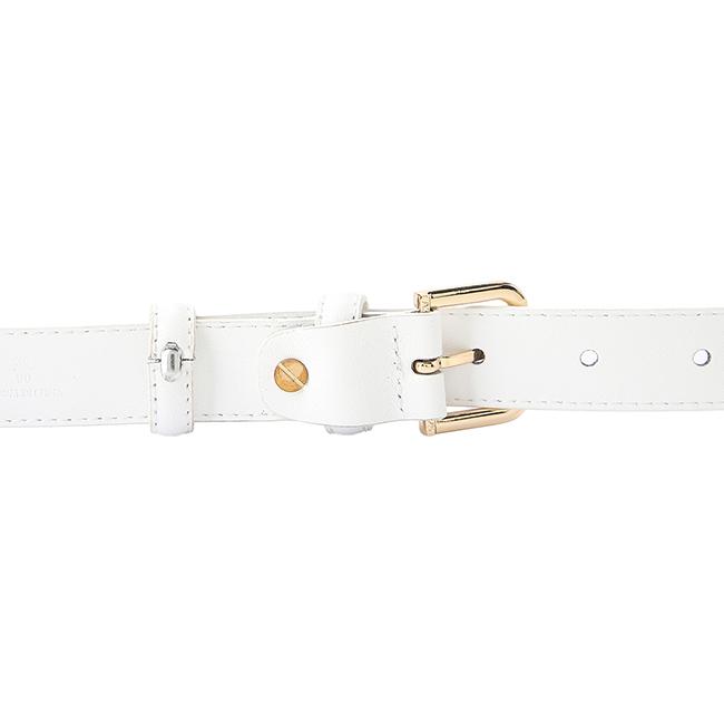 Coral Ladies Belt In White