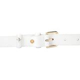 Coral Ladies Belt In White