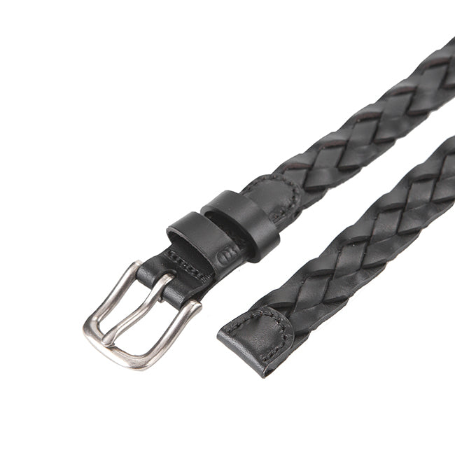 Obermain Women Ivory Braided Belt