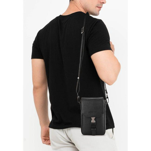 Obermain Tas Pria Jacob Pouch Bag-L In Black