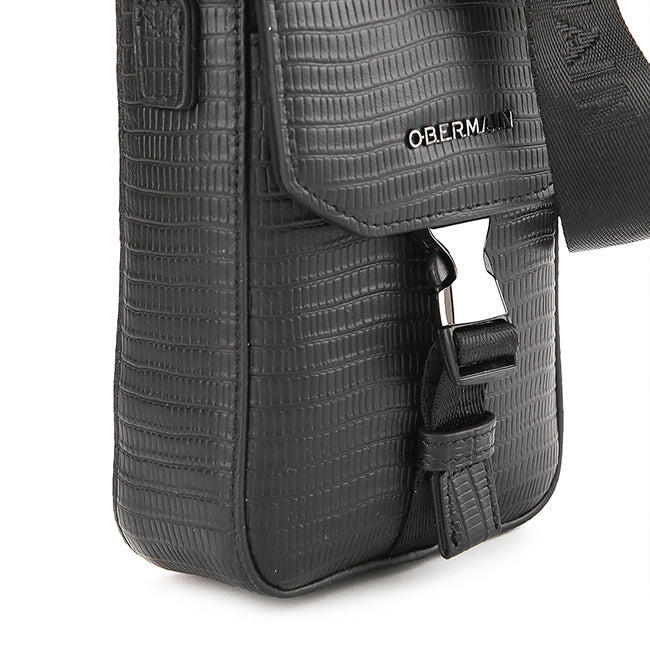 Obermain Tas Pria Jacob Pouch Bag-L In Black