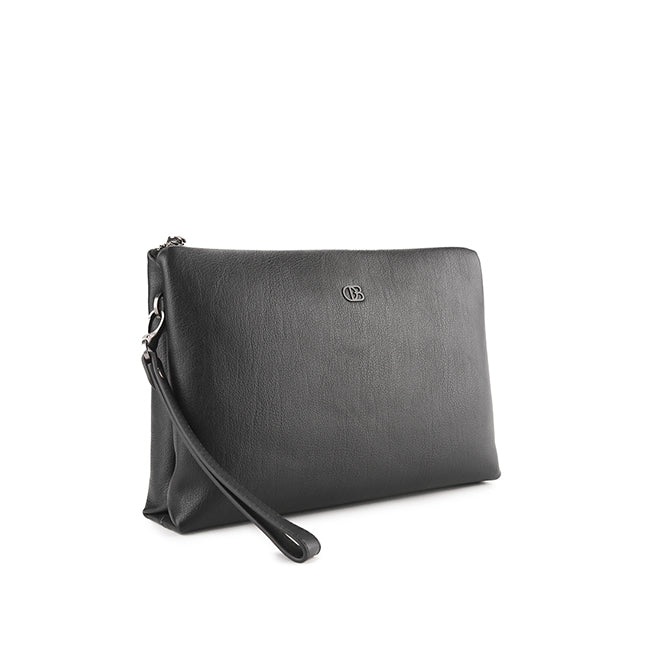 Obermain Tas Pria Jet Clutch-L In Black