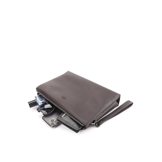 Obermain Tas Pria Jet Clutch-L In Brown
