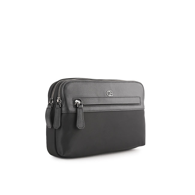 Obermain Tas Pria Lake Clutch In Black