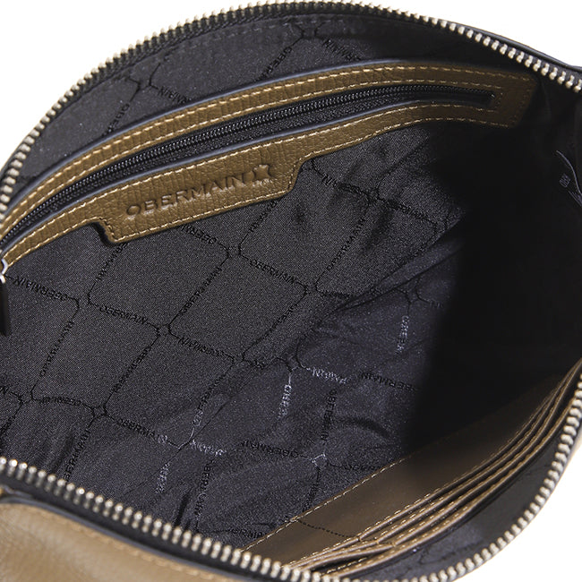 Obermain Tas Pria River Clutch-L In Khaki