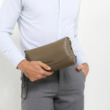 Obermain Tas Pria River Clutch-L In Khaki
