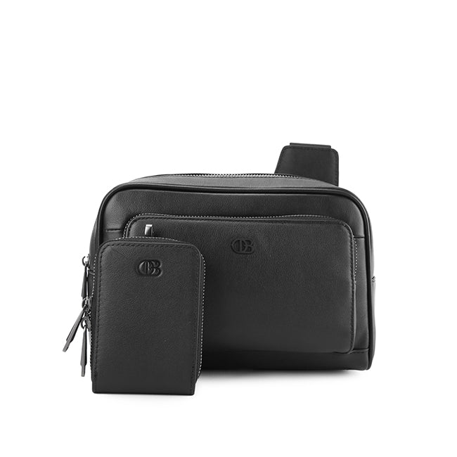 Obermain Tas Pria Roy Crossbody Bag-L In Black