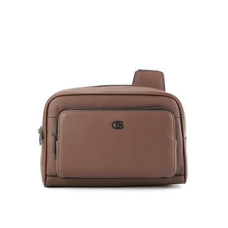 Obermain Tas Pria Roy Crossbody Bag-L In Tan