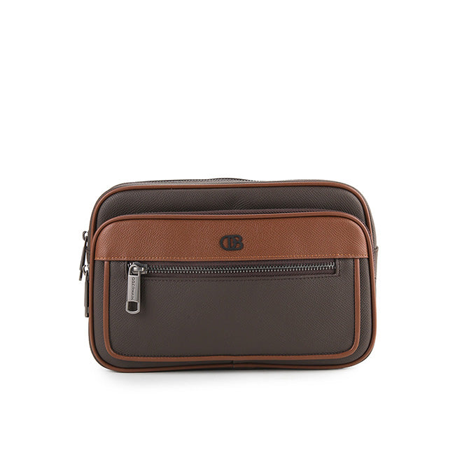 Obermain Men Darius Waist Bag-L In Brown