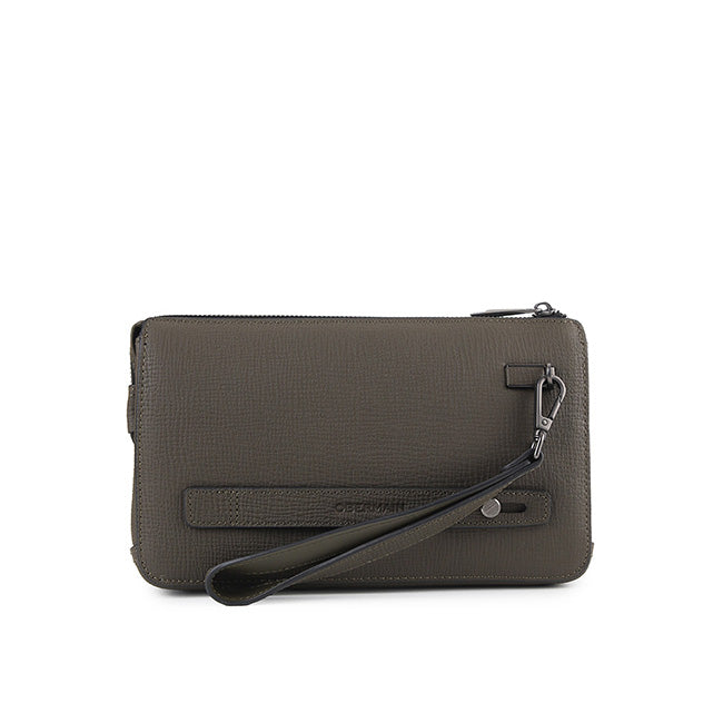 Obermain Men Bags Eathan Clutch-L In Taupe