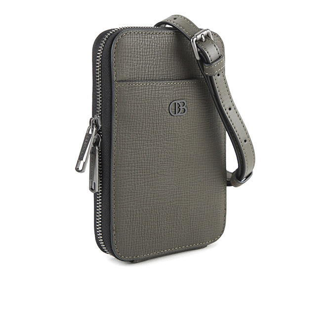 Obermain Men Eathan Pouch Bag-L In Taupe