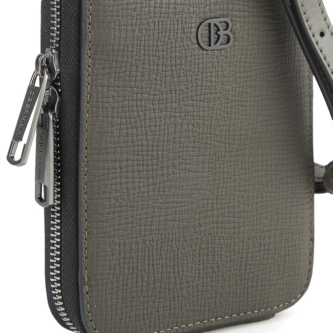 Obermain Men Eathan Pouch Bag-L In Taupe