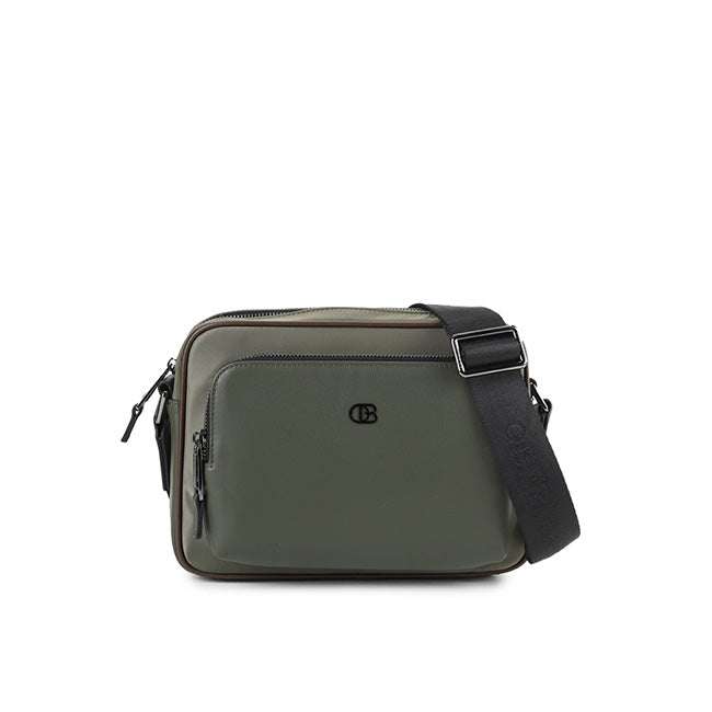 Obermain Men Edric Messenger Bag In Olive
