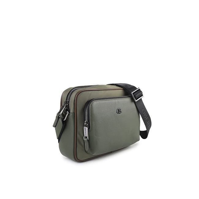 Obermain Men Edric Messenger Bag In Olive