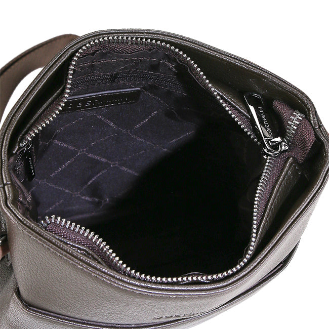 Obermain Tas Pria Jason 4 Sling Bag In Dark Brown