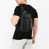 Obermain Tas Pria James 1 Chest Bag In Black
