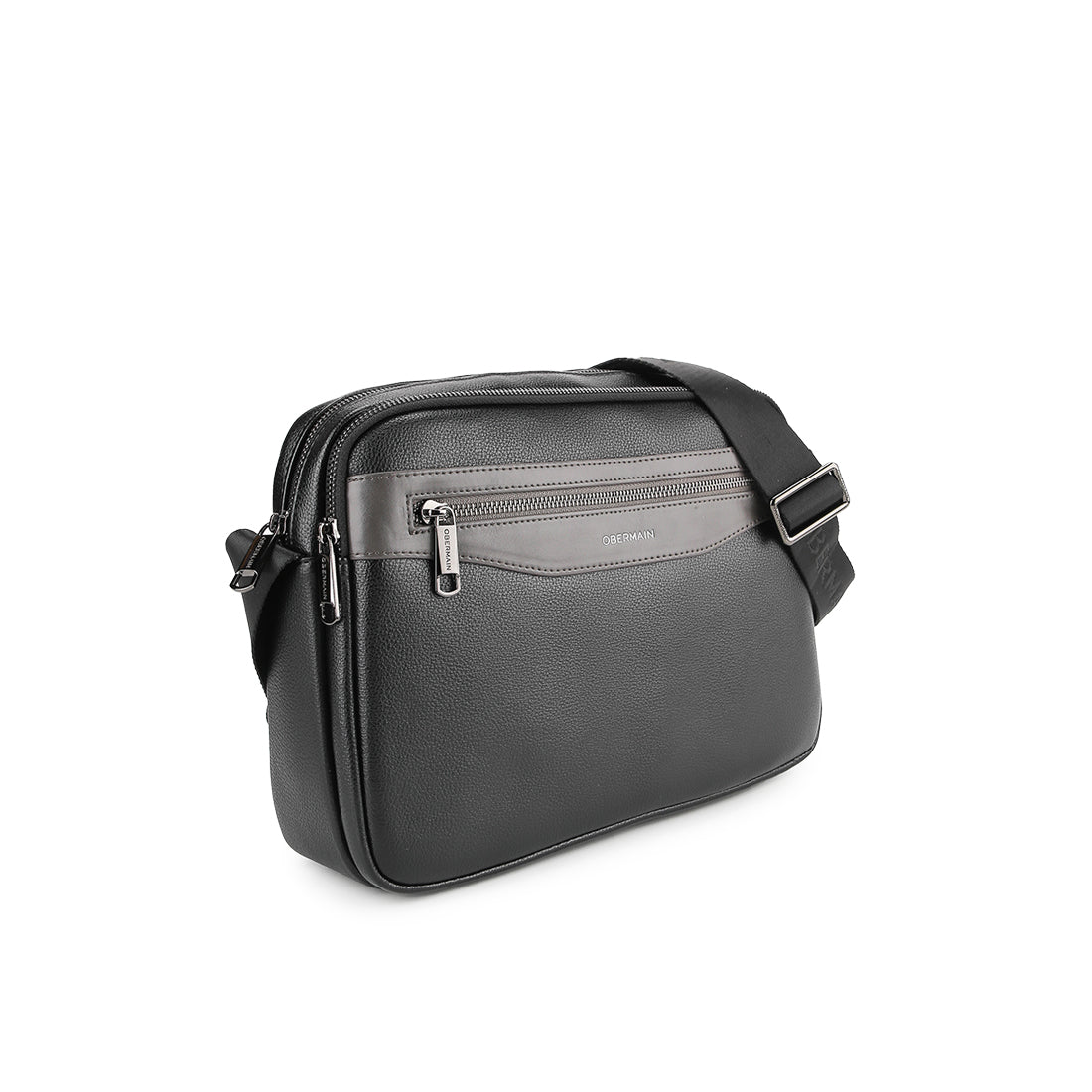 Obermain Tas Pria Taryn 3 Messenger Bag In Black