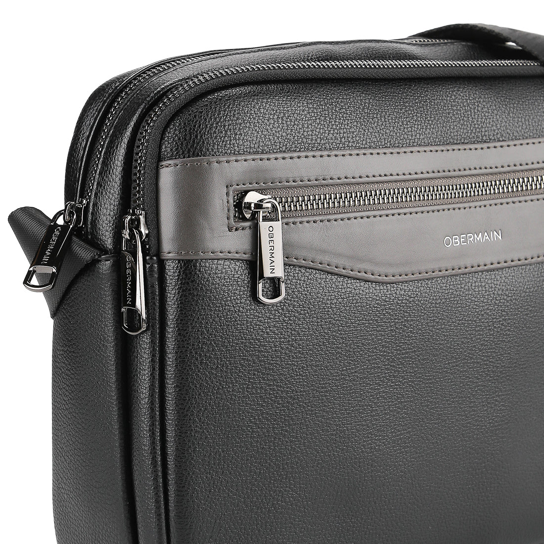 Obermain Tas Pria Taryn 3 Messenger Bag In Black