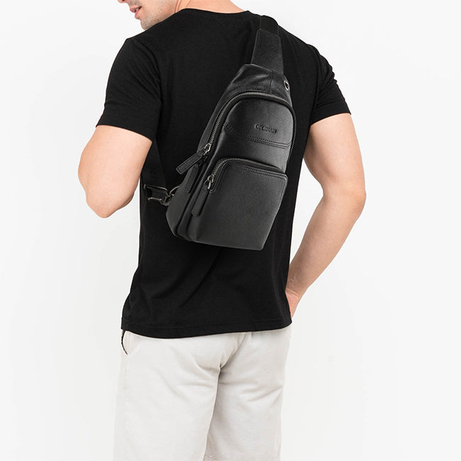 Obermain Tas Pria Maison Chest Bag - L In Black