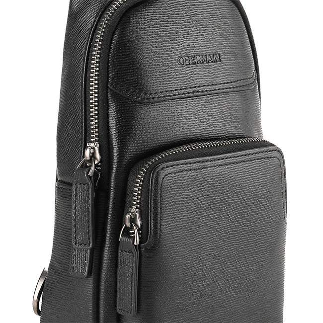 Obermain Tas Pria Maison Chest Bag - L In Black