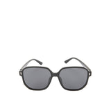 Obermain Wanita Sunglasses Fern Hexagonal In Black