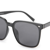 Obermain Women Sunglasses Flora Square In Black