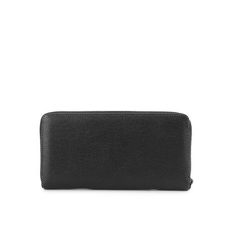 Max Long Zip Wallet In Black