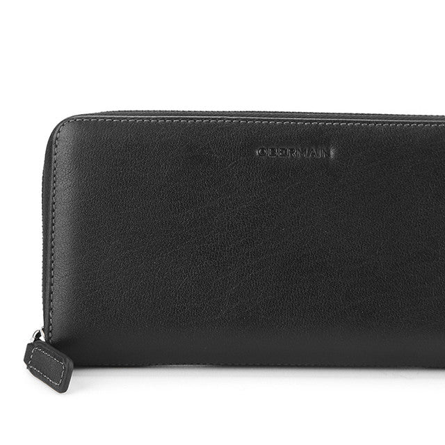 Max Long Zip Wallet In Black