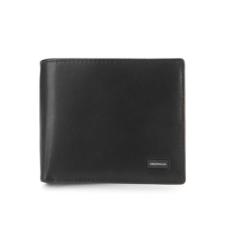 Obermain Aksesoris Unisex Merik Short Wallet - Rfid In Black